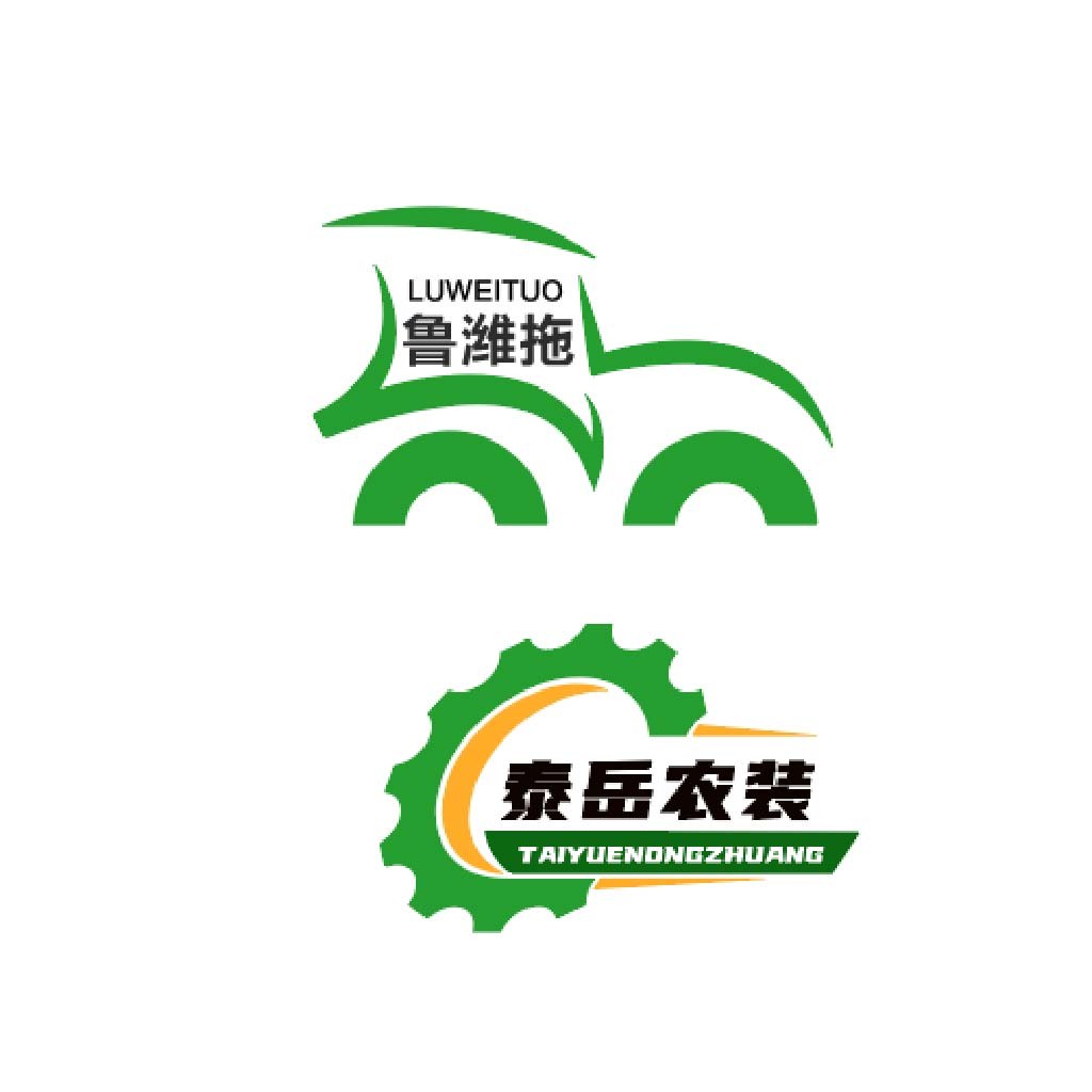 绿色机械齿轮logo设计