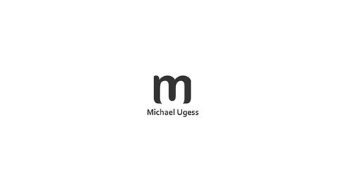 简约大方的m字母logo设计