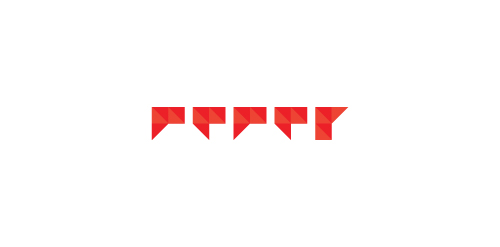 简约红色箭头logo设计