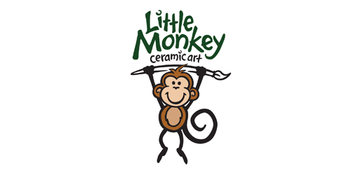 小猴子陶瓷艺术logo设计