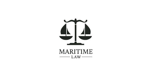 平衡公正:海事法律logo设计