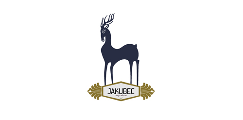 简约鹿形logo设计