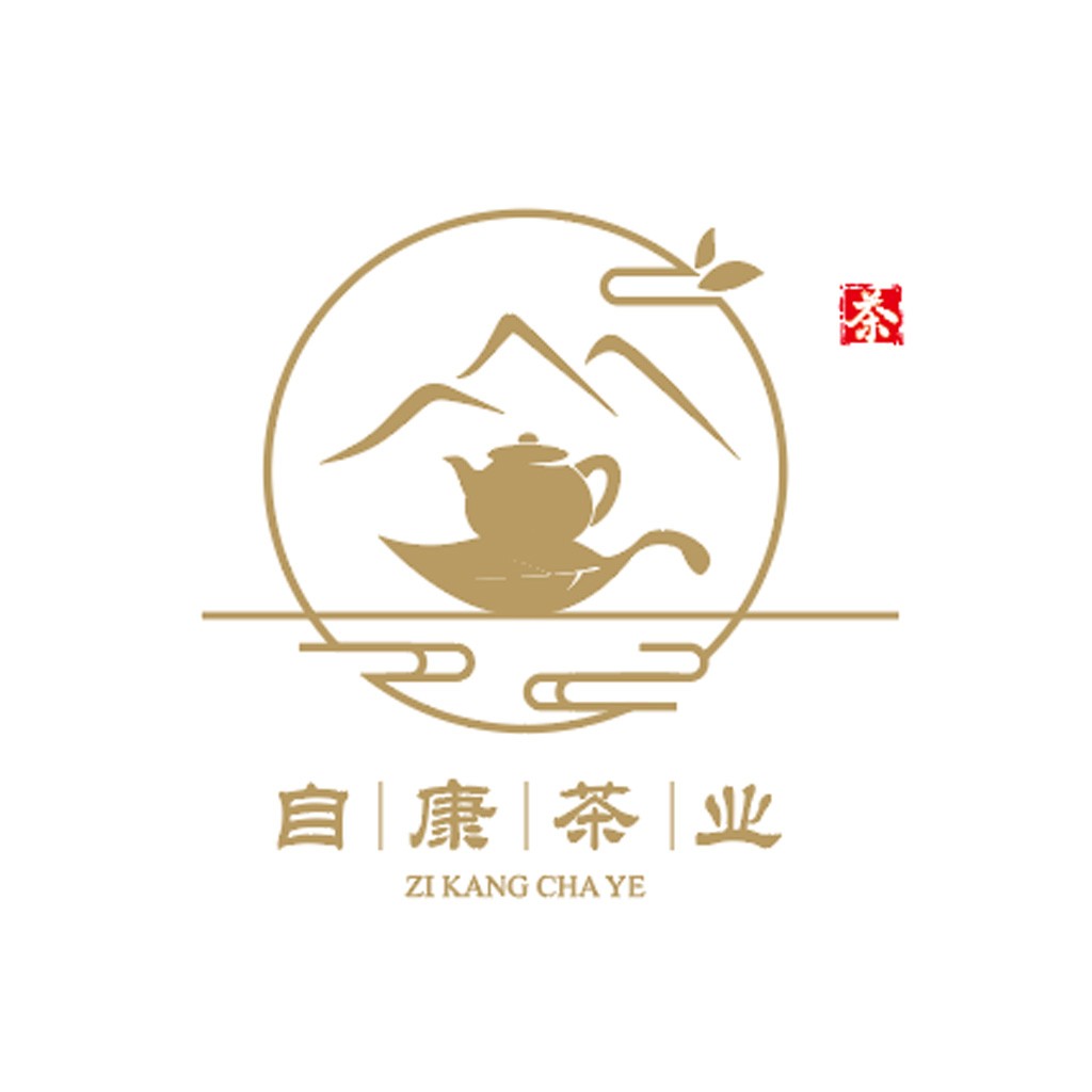 简约茶文化logo设计