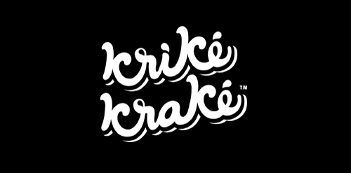 Kriké Kraké logo设计:独特手写风格