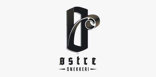 简约艺术风格的O字母logo设计