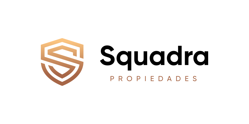 Squadra logo设计:现代简约房地产品牌标识