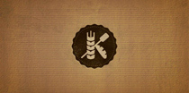 小麦元素的简洁logo设计