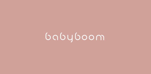 简洁优雅的Baby Boom Logo设计