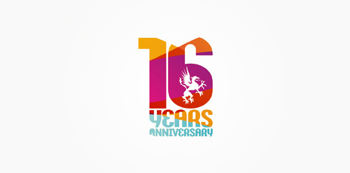 16周年纪念logo设计