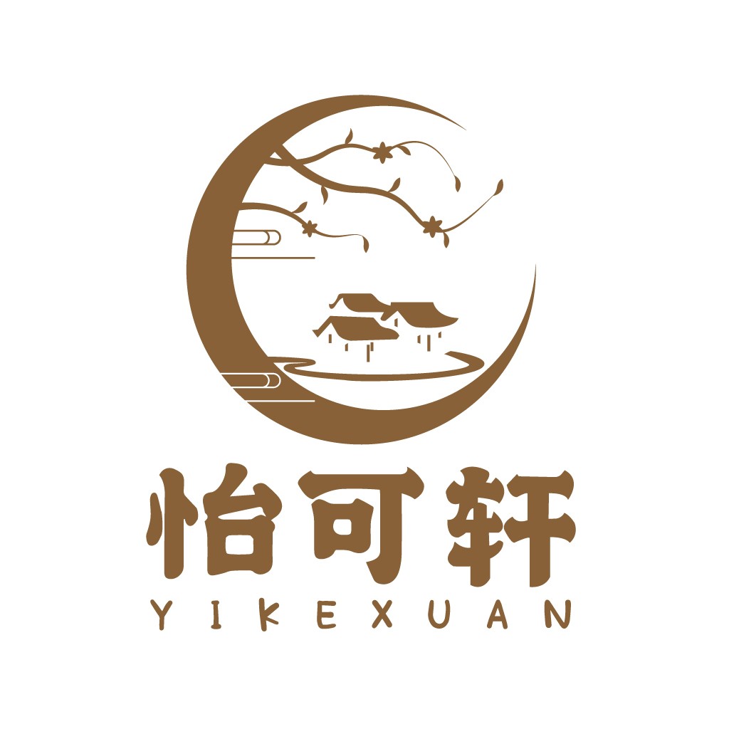 中式风格logo设计:传统建筑与自然元素的完美结合