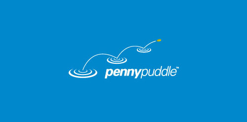 简约风格的Penny Puddle Logo设计