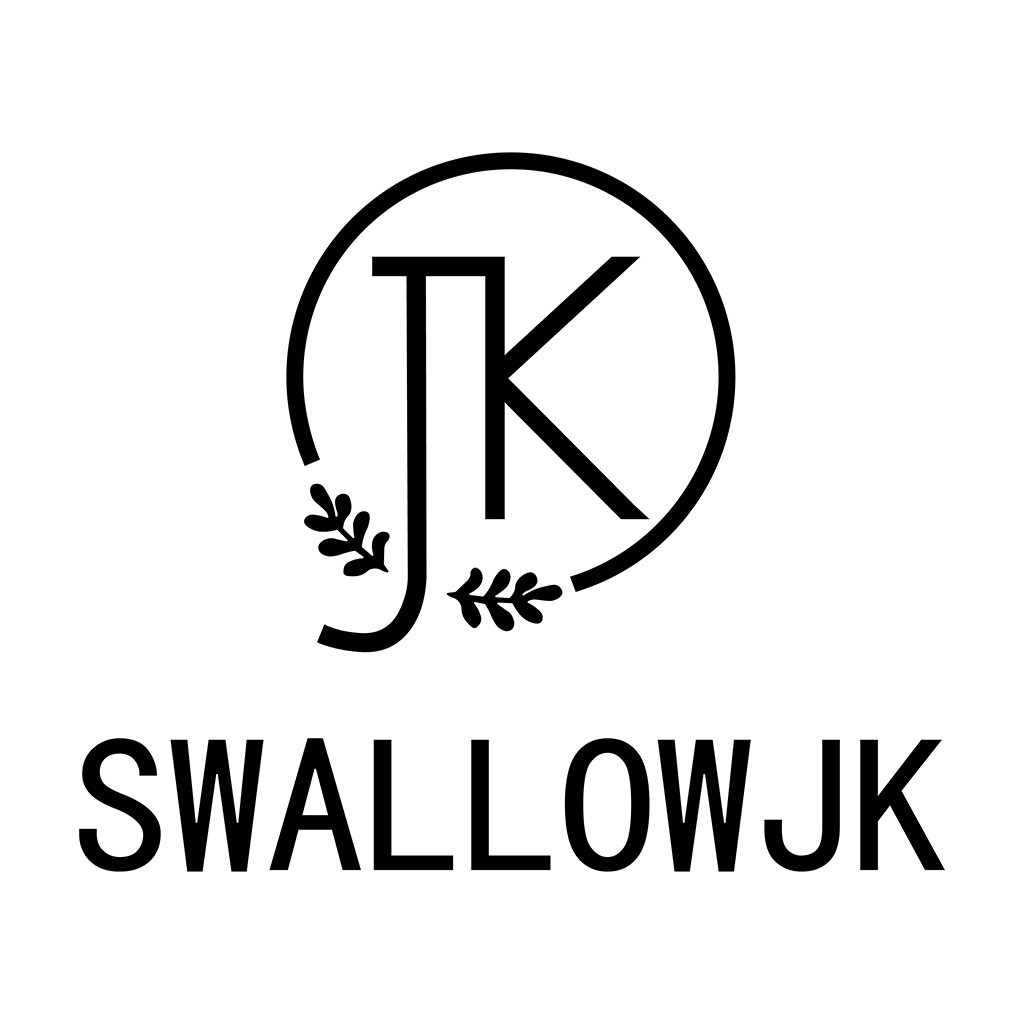 简约优雅的JK字母logo设计