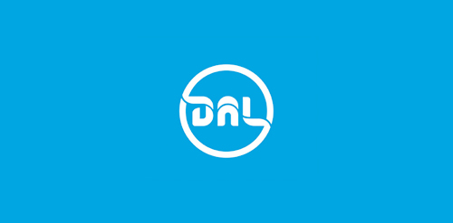简约现代风格的Dell logo设计