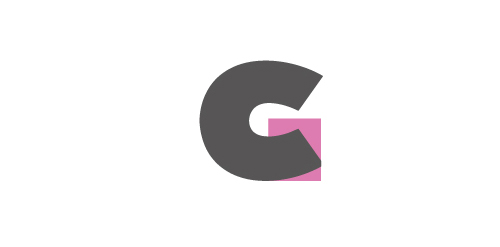 极简风格字母G标志设计