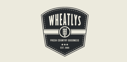 Wheatlys logo设计:乡村新鲜好味