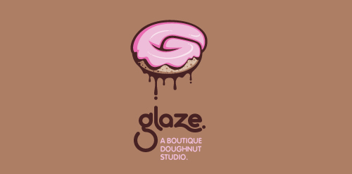 甜甜圈logo设计：创意与美味的结合