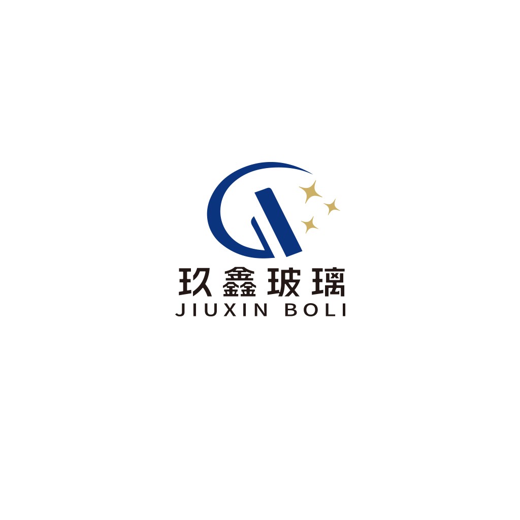 现代简约风格的玻璃公司logo设计