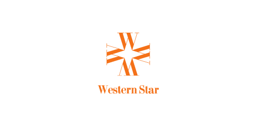 现代简洁风格的Western Star logo设计