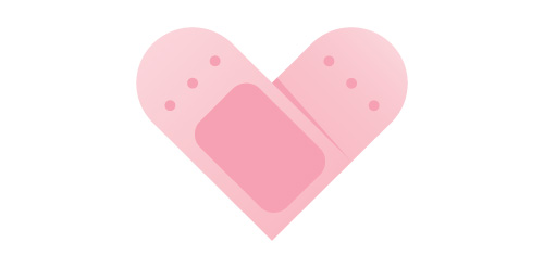 心形创可贴logo设计