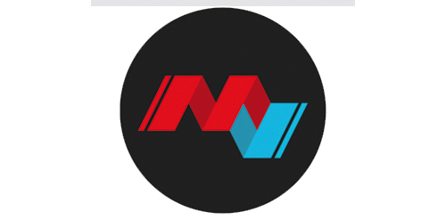 现代简约风格的M字母logo设计