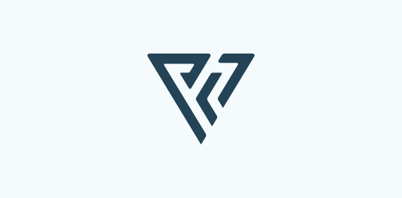 简约三角形logo设计