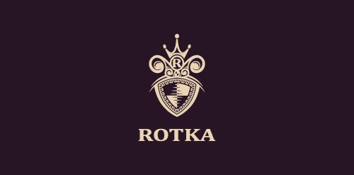 皇冠徽章设计:ROTKA品牌logo