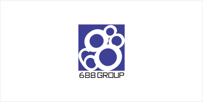 688 Group Logo设计:简洁现代企业标识