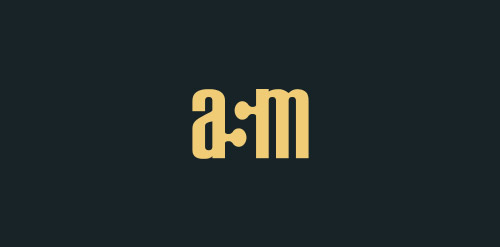 简约现代风格的字母组合logo设计