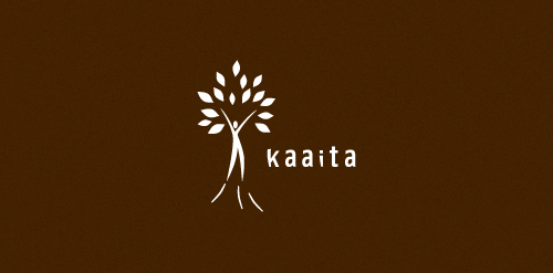 简约自然风格的Kaaita logo设计