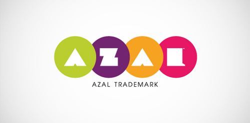 简洁现代的Azal商标设计