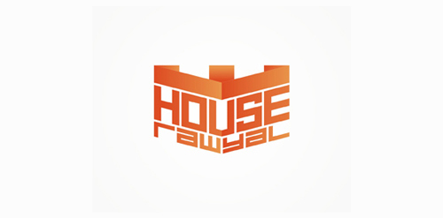 现代简约风格的House Rawybl Logo设计