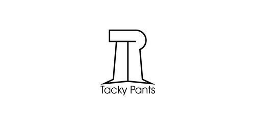 简约线条Tacky Pants logo设计