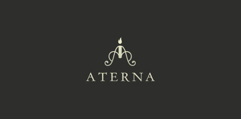 Aterna Logo设计：优雅简约风格