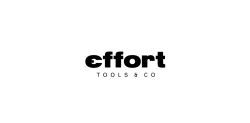 简约风格的'effort'品牌logo设计