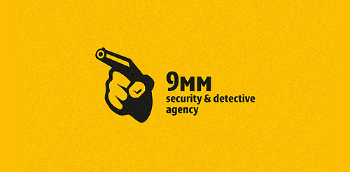 9MM Detective Agency Logo Design