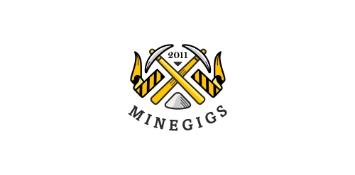 矿工主题logo设计