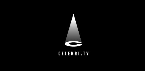 简洁现代的Celebri.TV标志设计