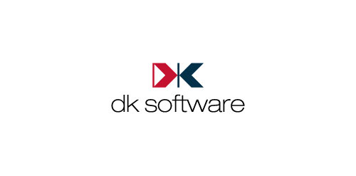 简约现代DK软件logo设计