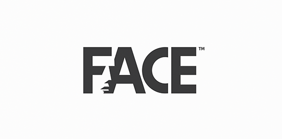 简洁现代的FACE标志设计