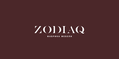 ZODIAQ Logo设计:简约优雅的家具品牌标识