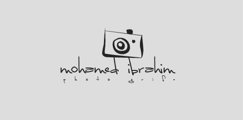 简约相机logo设计:摄影工作室品牌标识
