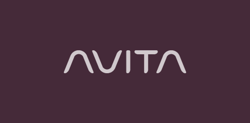 简约现代风格的Avita logo设计