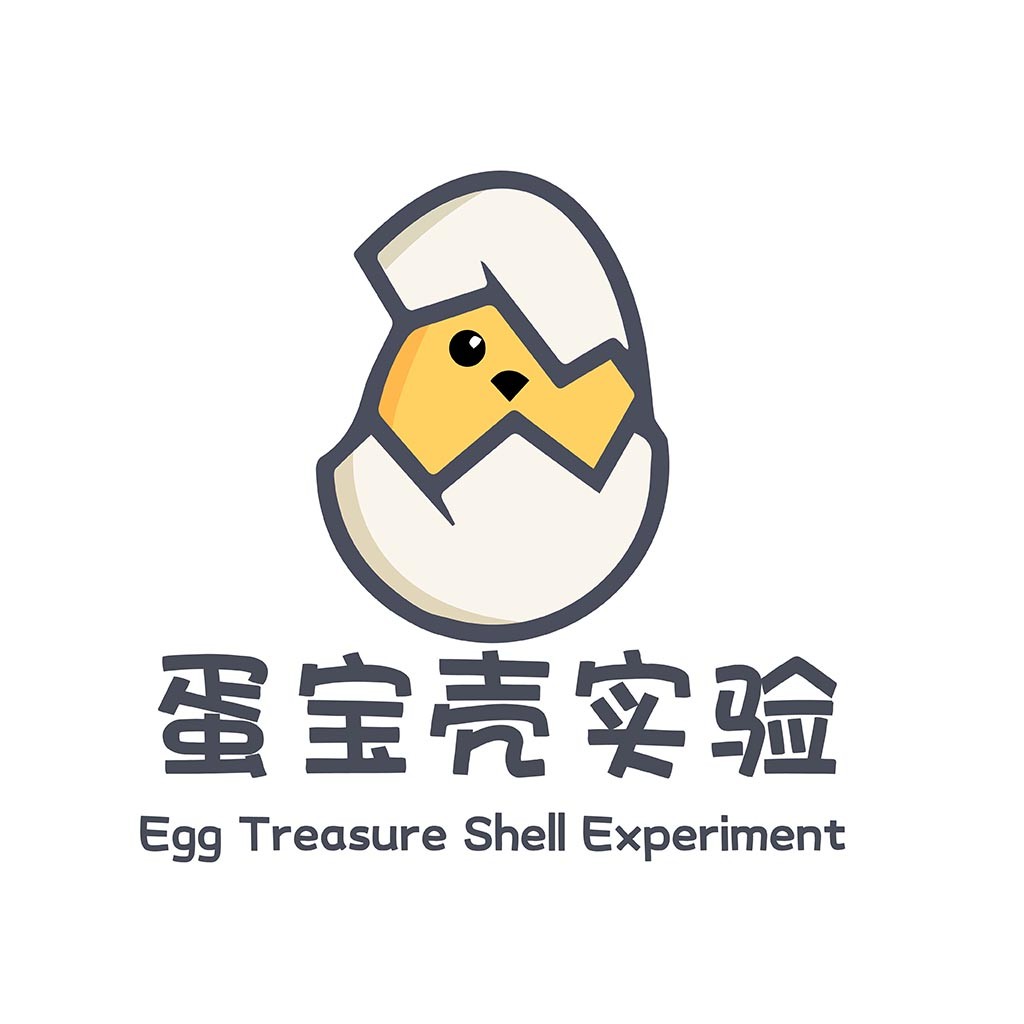 蛋壳小鸡logo设计：简洁可爱，适合儿童教育行业