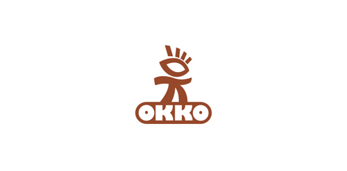 OKKO logo设计:简洁抽象的视觉标识