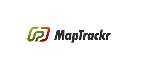 MapTrackr logo设计:简洁高效导航
