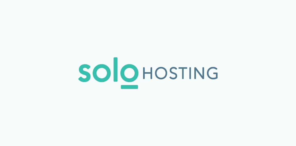 Solo Hosting Logo设计：简洁现代风格
