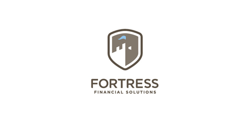 金融堡垒logo设计