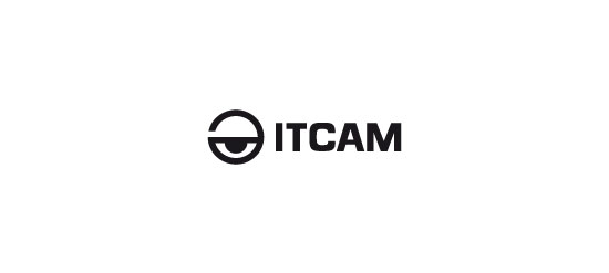现代简约风格ITCAM品牌logo设计