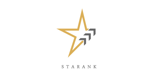 星形箭头logo设计:现代感与方向性
