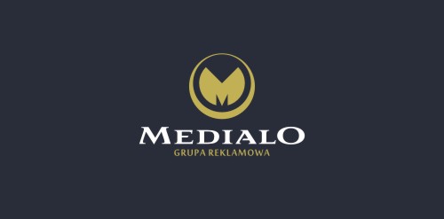 简洁优雅的Medialalo品牌logo设计